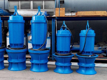 Working principle of submersible axial flow pump