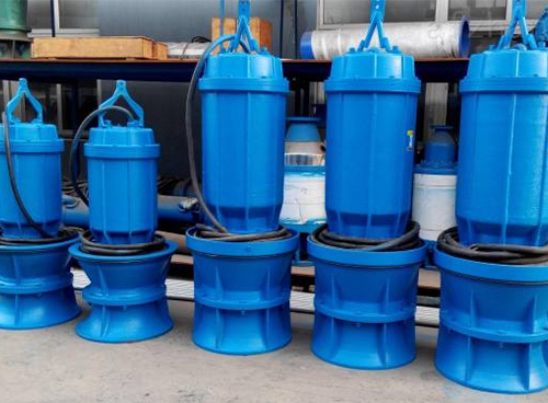 What is the working principle of submersible axial flow pump?