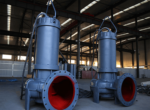 What should I do if the submersible sewage pump burns out?