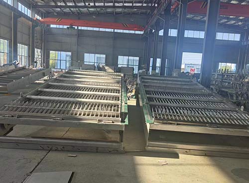 What is the general frequency of cleaning the waste water treatment grille?