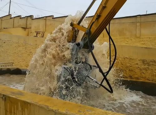 Submersible Sludge Pump Installation