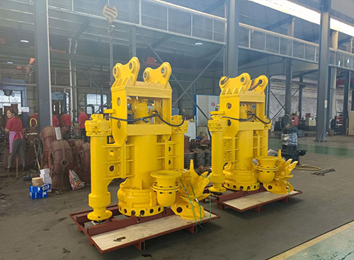 What is a hydraulic driven submersible slurry pump?