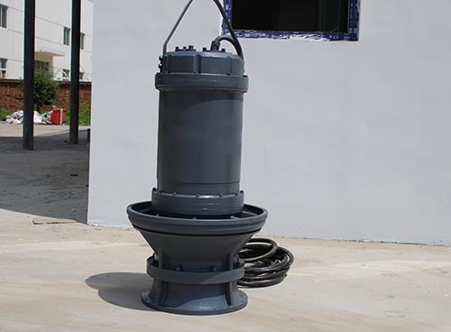 How to install an axial flow submersible water pump？